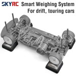 SKYRC Eckgewichtssystem kabellos Blueto0th RC Autoausgleichswaage-Kit SK-500036 für 1/8 1/10, 1/12, RC Auto Lkw Buggy-Tricks